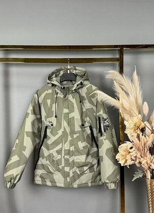 Куртка демисизонная thty для подростка 10-16 лет  , оливковый,  176