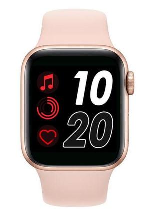 Смарт годинник браслет t500 smart watch apple t-500 фітнес трекер опт3 фото