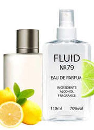 Парфуми fluid №79 (аромат схожий на giorgio armani acqua di gio) чоловічі 110 ml