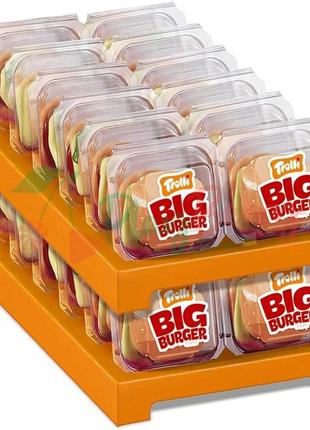 Конфеты желейные жевательные trolli big burger, 50г, германия