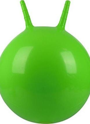 М'яч для фітнесу. фітбол ms 0938 з ріжками  (зелений)