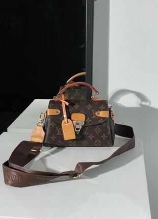 Женская сумка louis vuitton madeleine bb brown caramel