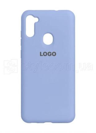 Чохол original silicone для samsung galaxy m11/m115 (2020) light blue (05)