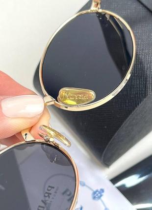 Очки солнцезащитные женские бренд овальные в стиле prada6 фото