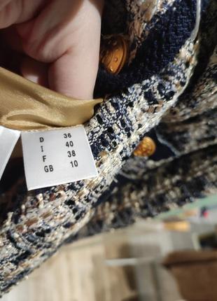 Новий люксовий твідовий жакет піджак elegance paris в стилі chanel old money6 фото