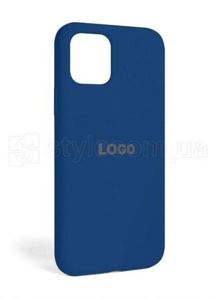 Чехол full silicone case для apple iphone 11 pro blue cobalt (36)