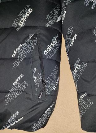 Стильная мужская зимняя куртка adidas с капюшоном (м)4 фото