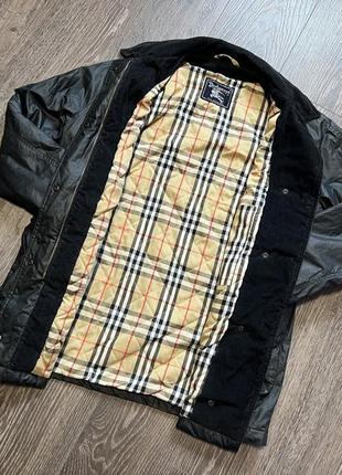 Курточка ваксованная burberrys waxed jacket vintage2 фото