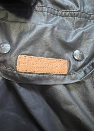 Курточка ваксованная burberrys waxed jacket vintage6 фото