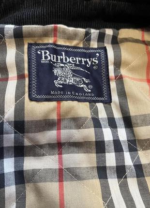 Курточка ваксованная burberrys waxed jacket vintage7 фото