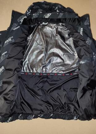 Стильная мужская зимняя куртка adidas с капюшоном (м)5 фото
