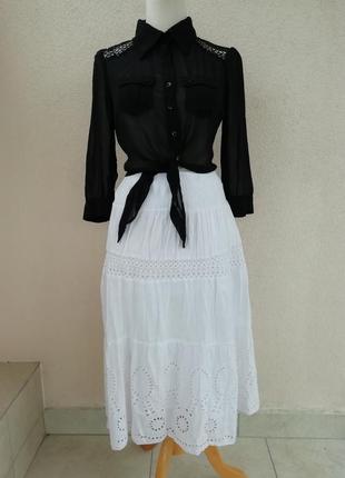 Блуза укорочена на завязці