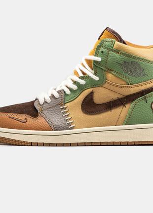 Кроссовки nike air jordan 1 x zion williamson voodoo