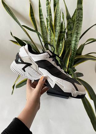 Кроссовки adidas originals niteball ii white/black fz5799 original оригинал