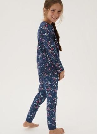 Marks & spenser пижама из чистого хлопка на девочку6 фото