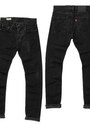 Levis 519 extreme skinny fit jeans black denim 24875-0070 мужские джинсы