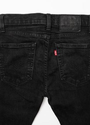 Levis 519 extreme skinny fit jeans black denim 24875-0070 чоловічі джинси6 фото