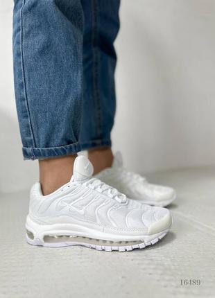 Кросівки жіночі nike air max 97 plus white