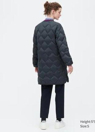 Ультралегкий пуховик оверсайз від uniqlo3 фото