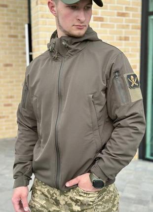 Куртка софтшел олива літо military, краща якість, оригінал ua
