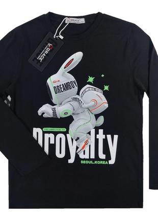 Лонгслів трикотажний для хлопчиків 140/146,146/152