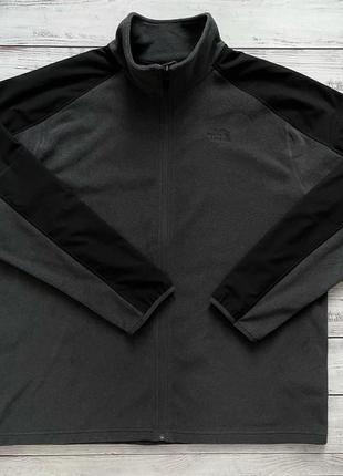 Чоловіча флісова кофта зіпка the north face polartec recycled оригінал