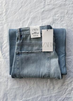 Джинсы wide leg mid rise full length от zara, палаццо, в наличии ✅,