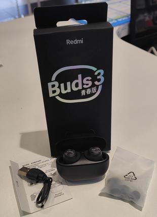 Навушники redmi buds 3 lite (bhr5489gl) black1 фото