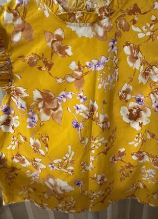 Блуза в цветочек shein6 фото