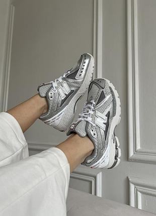 Крутейшие женские мужские кроссовки new balance 1906d silver white серебристые2 фото