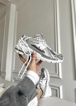 Крутейшие женские мужские кроссовки new balance 1906d silver white серебристые4 фото