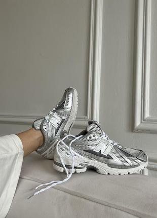 Крутейшие женские мужские кроссовки new balance 1906d silver white серебристые3 фото