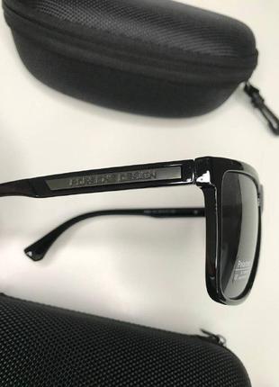 Солнцезащитные очки мужские полароид porsche design polarized порше с поляризацией квадратные глянцевы матовые9 фото