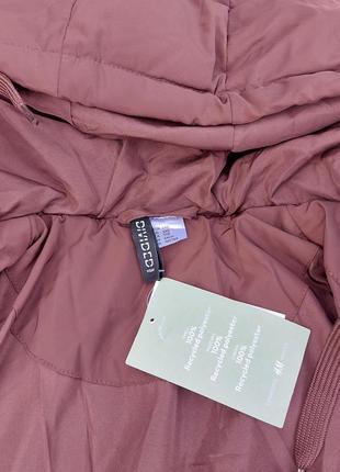 Курточка жіноча h&m темно-коричнева4 фото