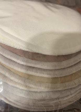 Багаторазові лактаційні вкладиші для грудей 7 пар ( 14 шт.) в запаяному пакеті