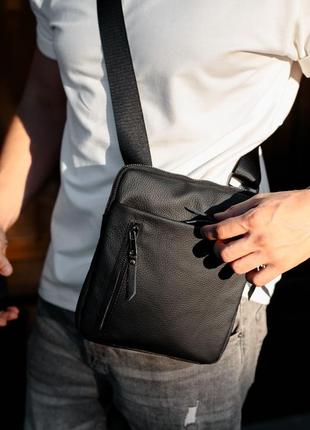 Мессенджер из натуральной кожи