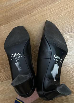 Распродажа gabor крутые кожаные базовые туфли 24,5 см5 фото