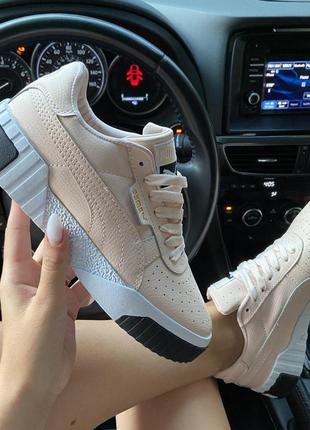 🔥puma cali beige and black/white - витонченість та комфорт👇 1:1 до оригіналу❤️