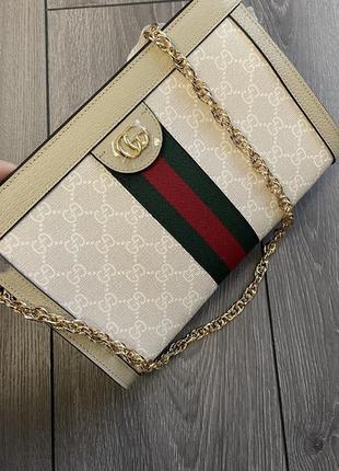 Сумка gucci ophidia натуральная кожа