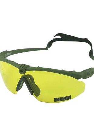 Окуляри тактичні kombat uk ranger glasses yellow lenses
