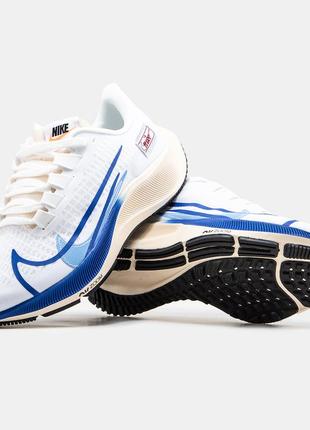 Мужские кроссовки nike air zoom pegasus 37 white blue 40-41-42-43-44-45