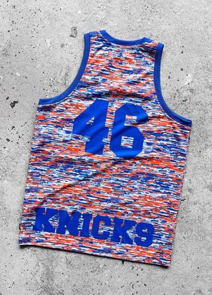 Adidas originals new york knicks 46 full printed tank top shirt basketball майка3 фото