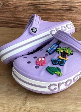 Crocs bayaband clog lavender женские кроксы лаванда все размеры в наличии1 фото