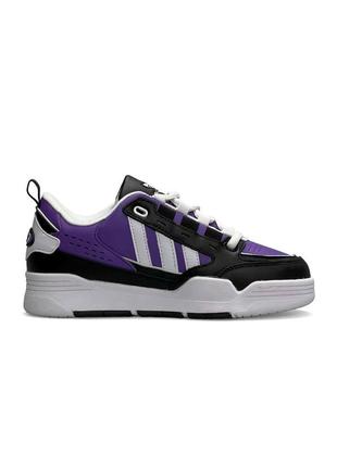 Жіночі кросівки adidas originals adi2000 black white purple#адидас3 фото