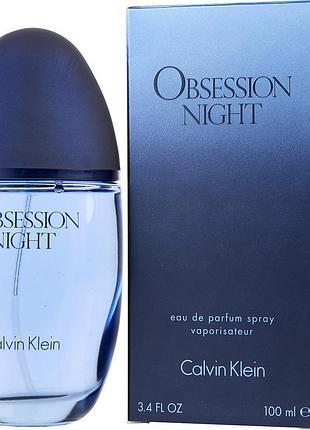 Calvin klein obsession night woman edt деревні, цитрусові 40 мл (флакон 50 мл) оригінал, купували