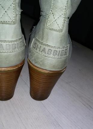 Shabbies amsterdam classic - кожаные ботинки размер 39, стелька 25,4 см5 фото