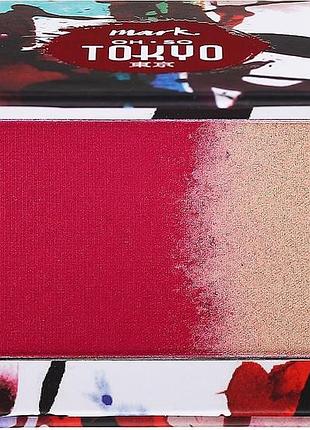 Уценка! срок до 10/23. avon mark oh so tokyo румяна хайлайтер с зеркалом 6 г, sweet plum