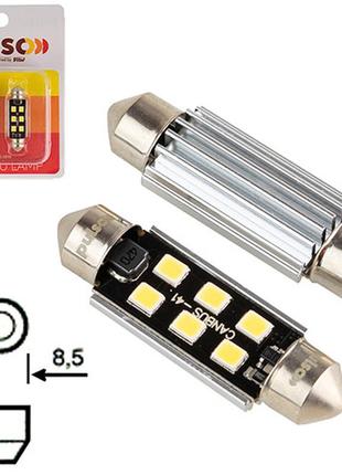 Лампа pulso/софитная/led c5w /41мм/canbus/9smd-2835/12v/2,9w/315lm white (lp-41c5w)