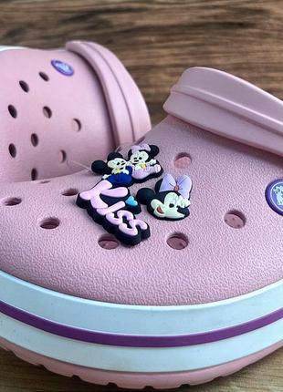 Crocs crocband clog pearl pink  пудрові жіночі крокси усі розміри у наявності1 фото