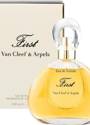 Van cleef &amp; arpels first edt деревні, квіткові 50 мл (флакон 60 мл) залишок оригінал. купувалися